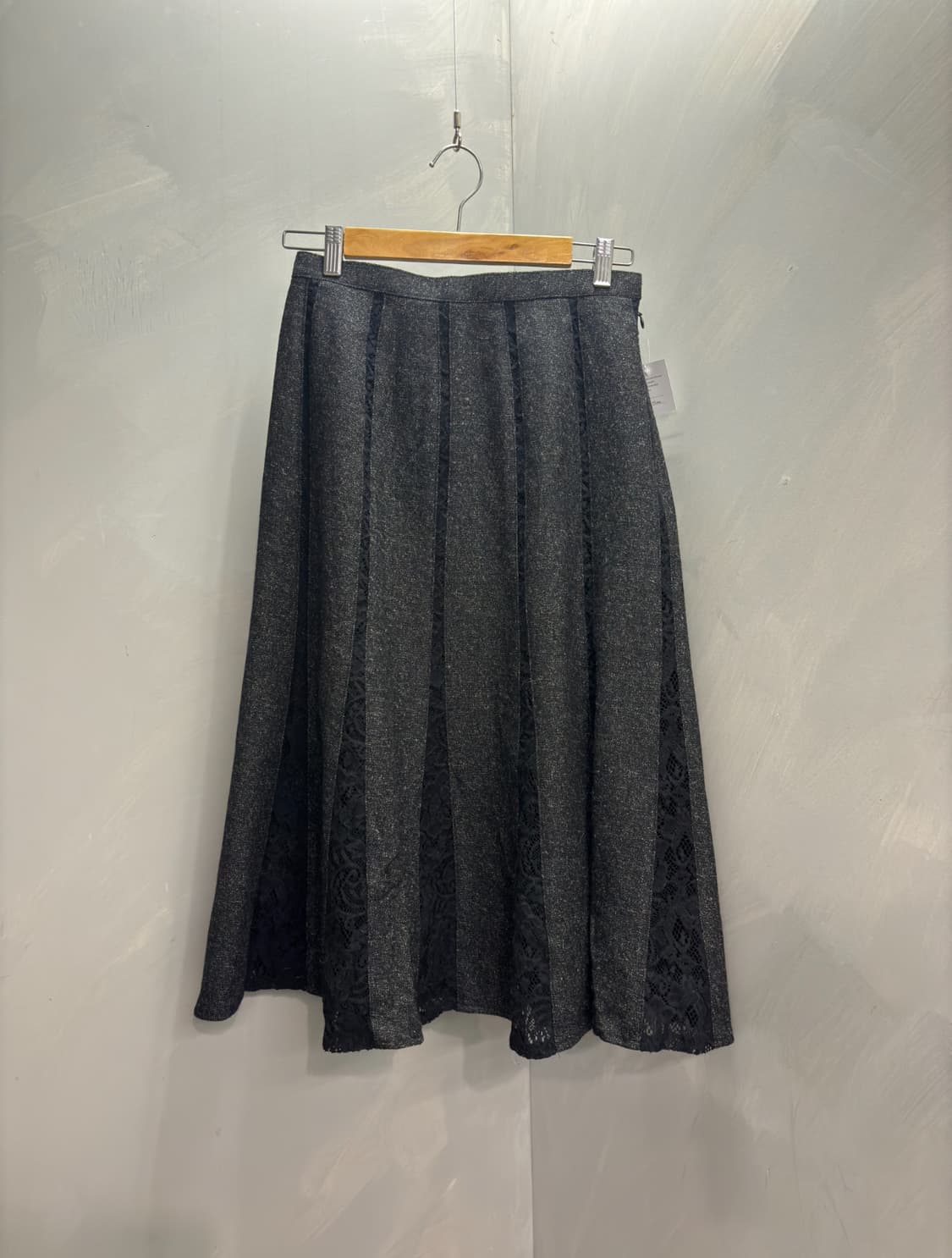 빈티지 펀칭 디테일 스커트 상품이미지3