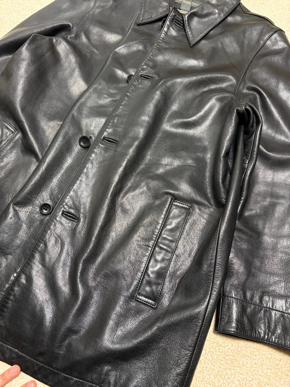 100) 바나나리퍼블릭 레더 카코트 올드갭 카코트 상품이미지7