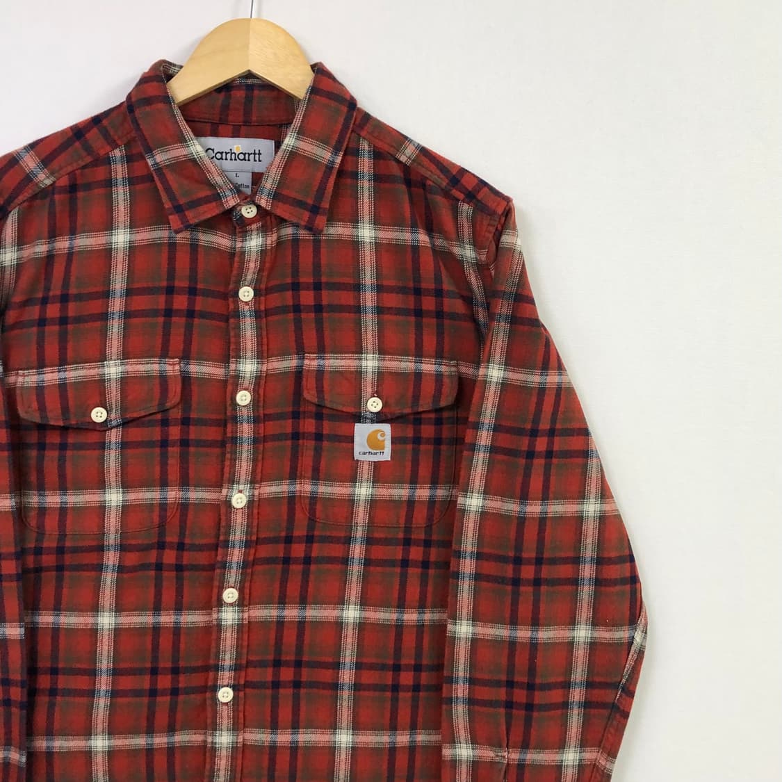 L 칼하트 체크 셔츠 상품이미지1