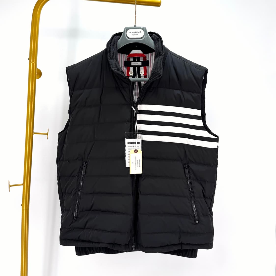 [3사이즈] 톰브라운 사선 조끼 패딩 베스트 (MVD024X) 상품이미지2