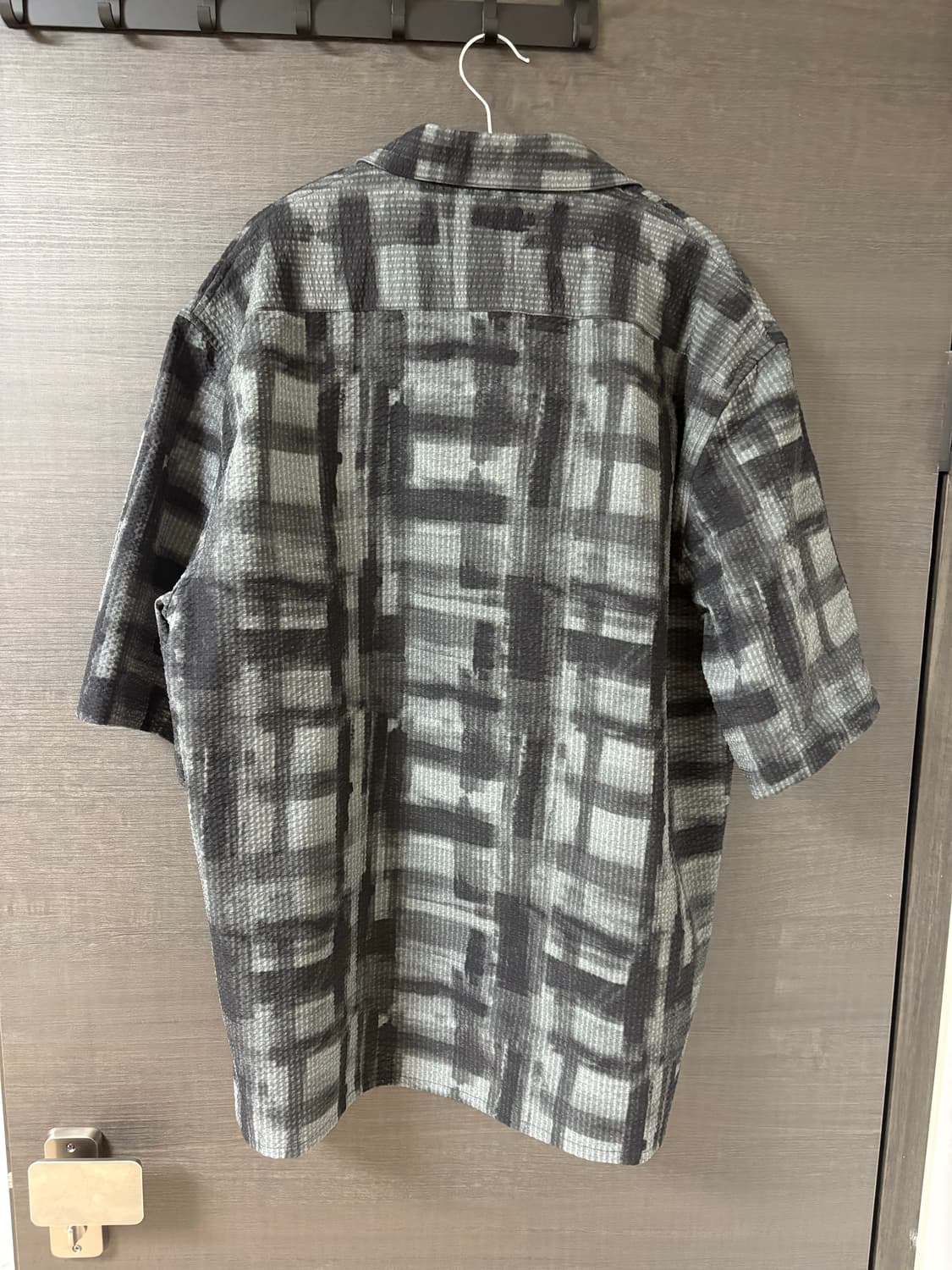 XL - ZARA 자라 프린트 시어서커 셔츠 상품이미지3