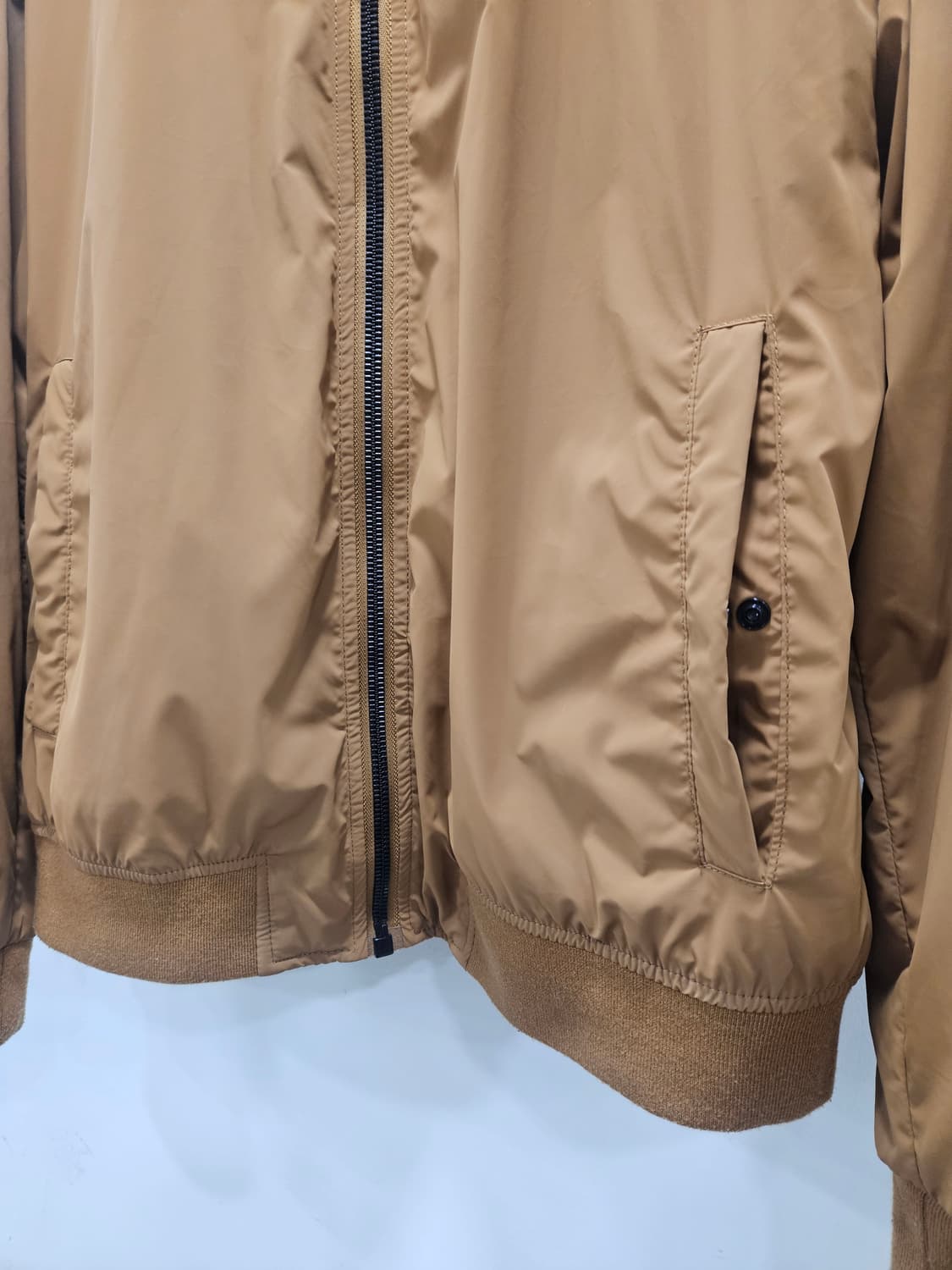 자라(ZARA) 브라운 캐주얼 봄버 점퍼L 상품이미지4