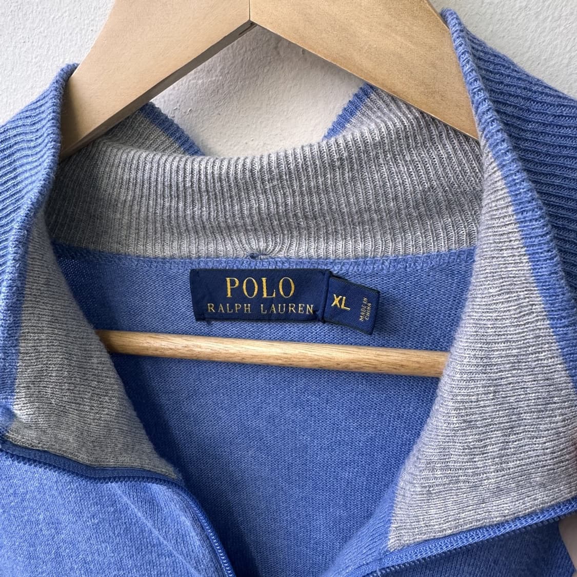15725 - 폴로 랄프로렌 스카이블루 니트 집업 상품이미지3