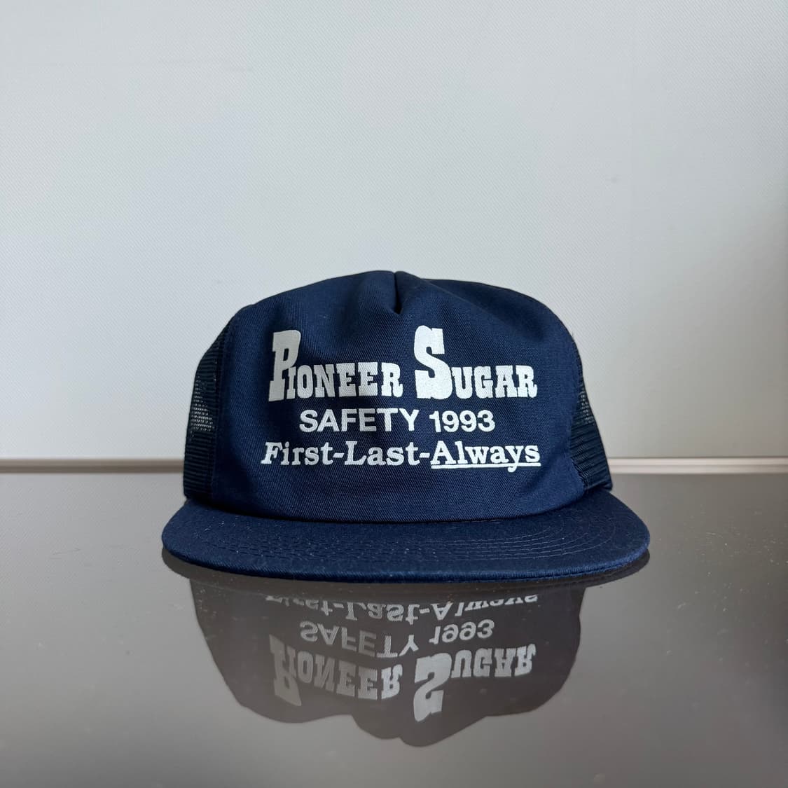 USA 빈티지 모자 볼캡 vintage cap 트러커 메쉬 네이비 상품이미지1