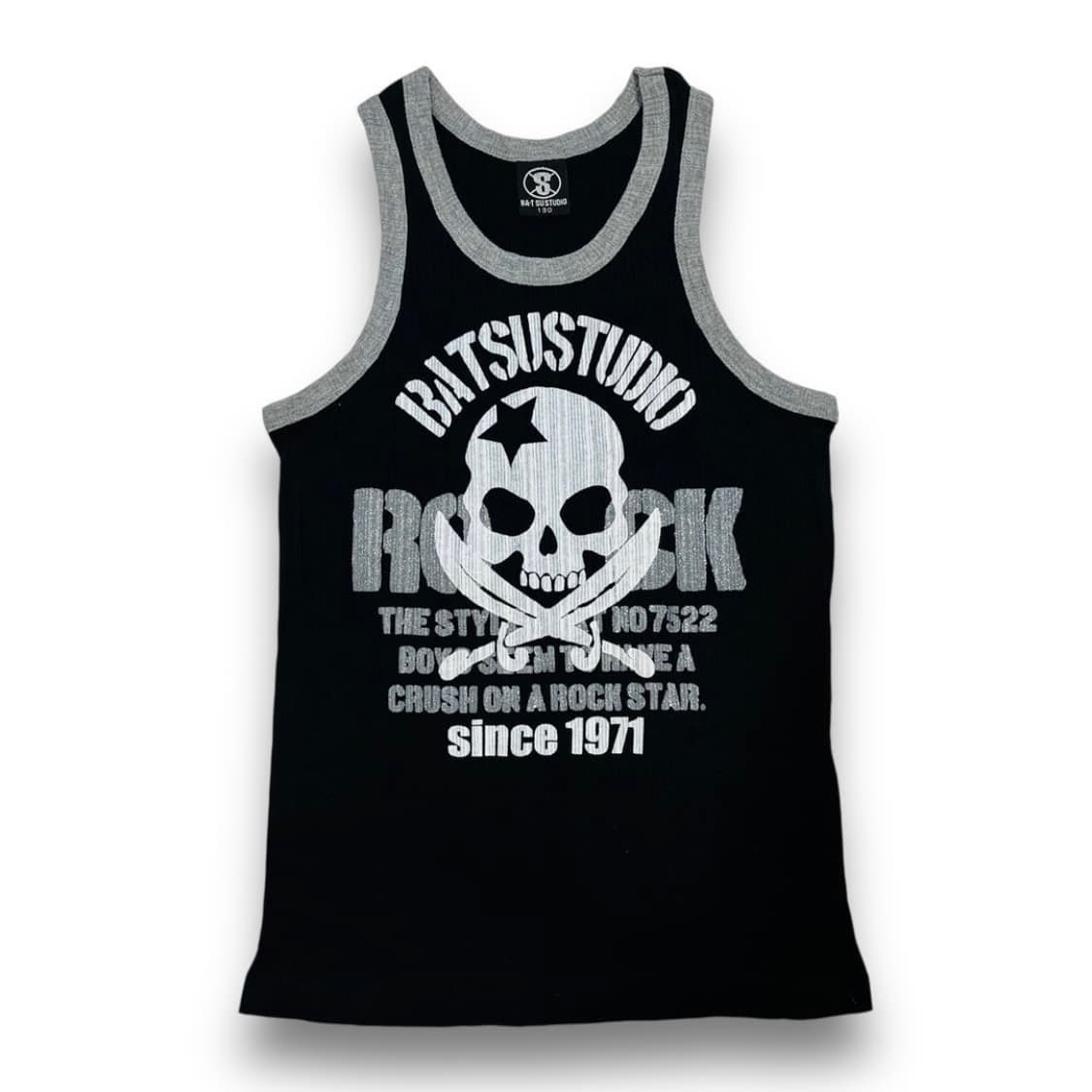 펑크 바트스튜디오 스컬 스타 페인팅 다크 슬리브리스 상품이미지1