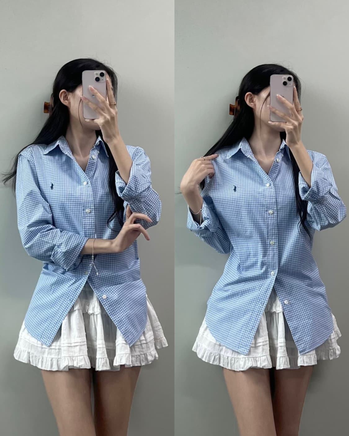 폴로 체크 셔츠  상품이미지1