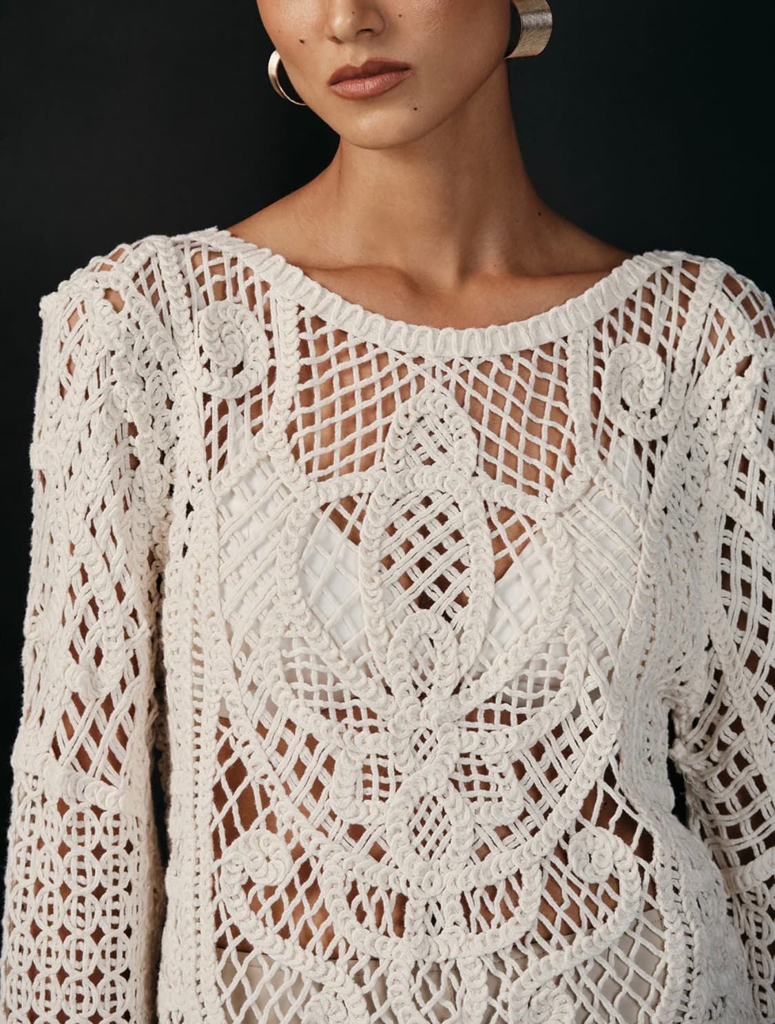 ZARA 자라 크로셰 니트 탑 상품이미지7