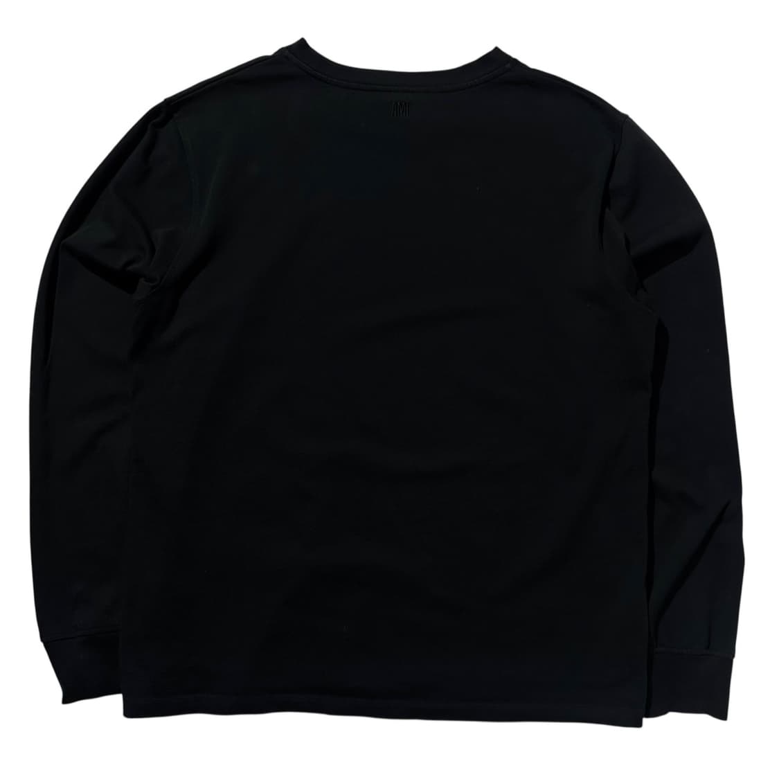 (매장판) AMI 아미 10 꼬르소 꼬모 롱슬리브 티셔츠 블랙 상품이미지2