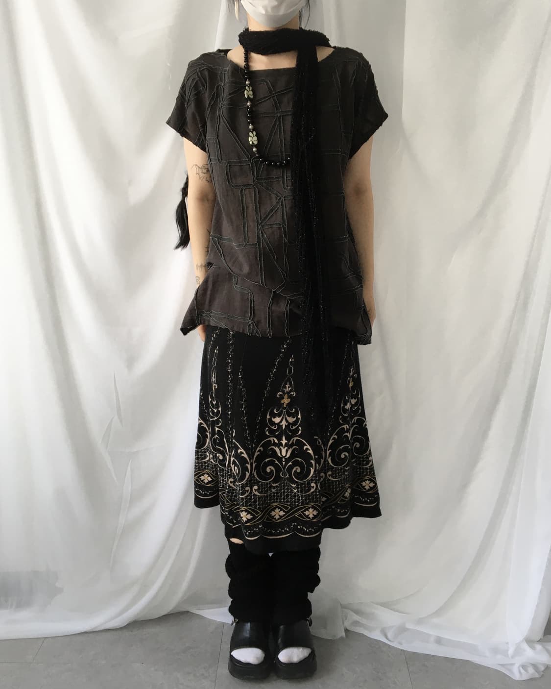 Plantation pattern top 상품이미지5