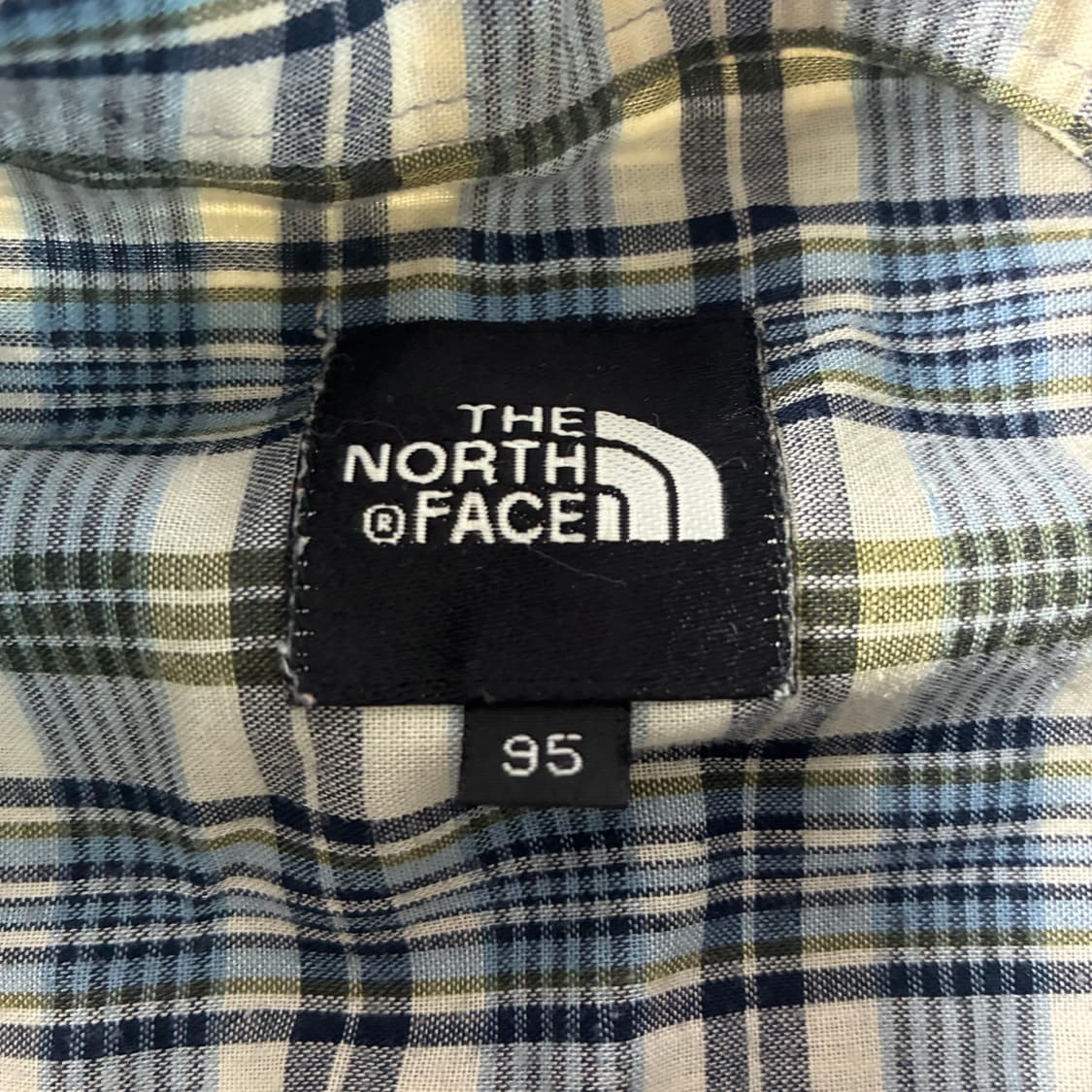 The northface  노스페이스 투포켓 린넨 체크 셔츠  상품이미지5