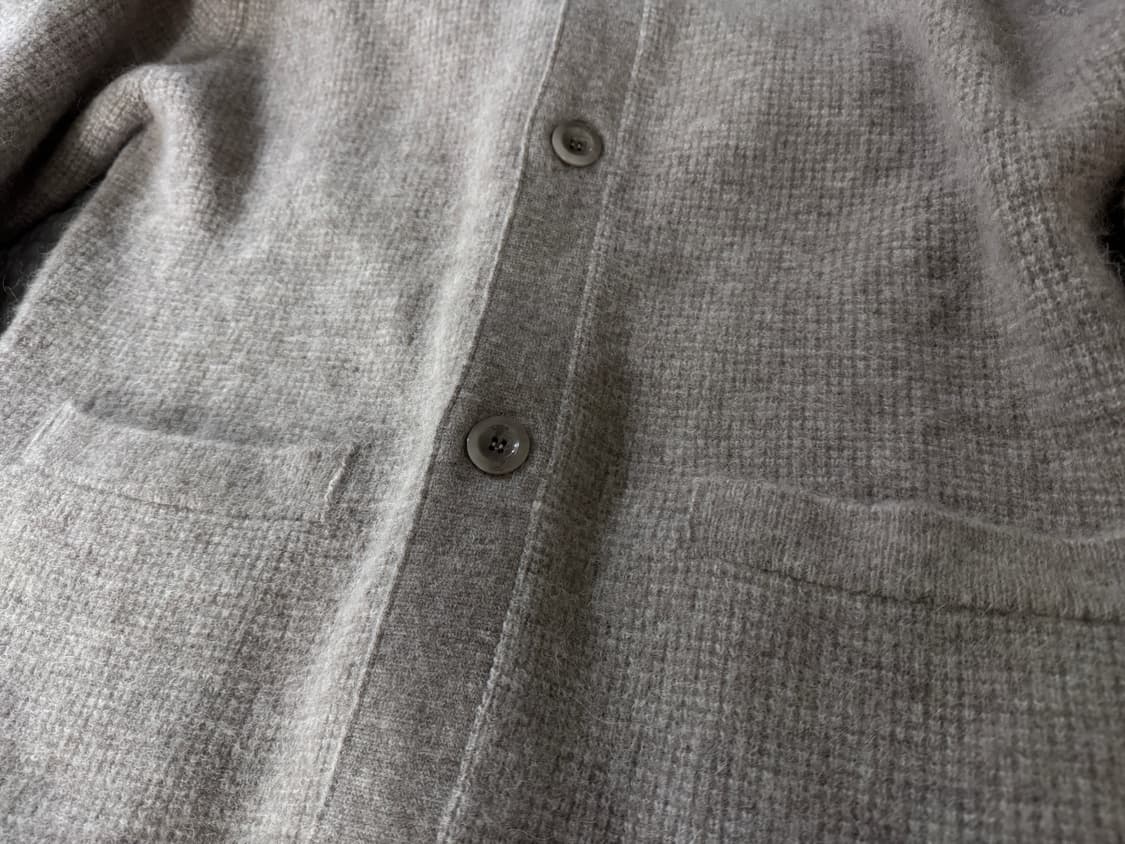 포터리 알파카 폴로 가디건 멜란지 토프 1사이즈 상품이미지5