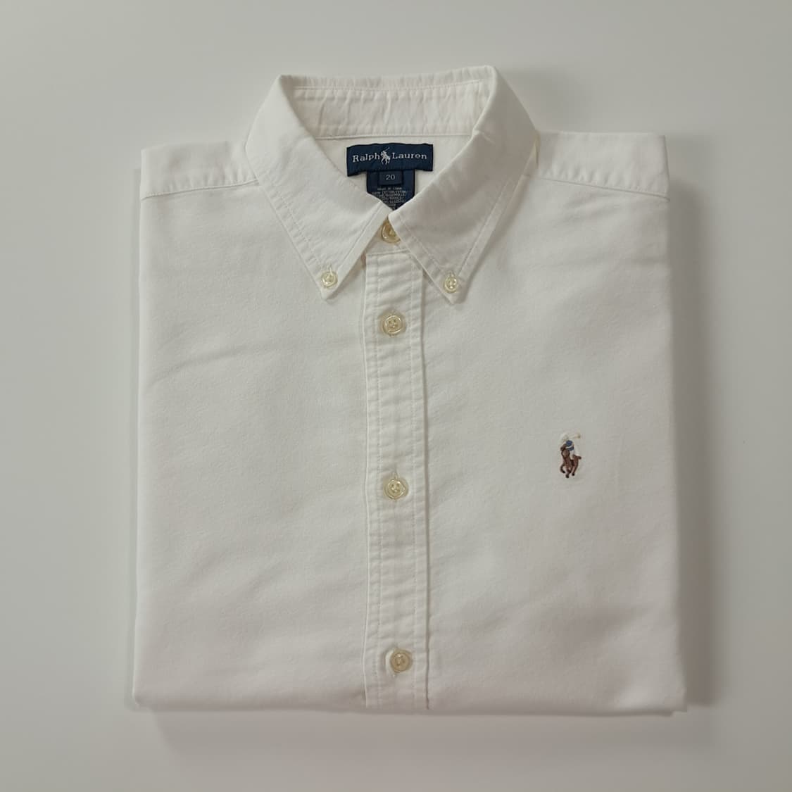 CK978 XL 폴로 00s 멀티포니 화이트 반팔 셔츠 남방 상품이미지7