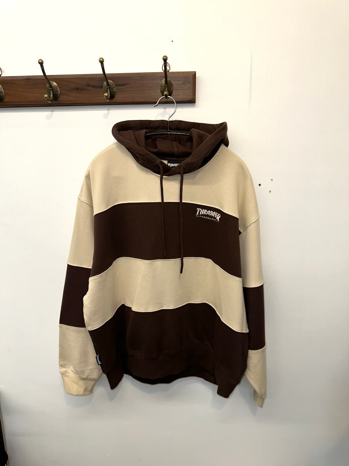 Thrasher 스트라이프 후드 M 상품이미지2