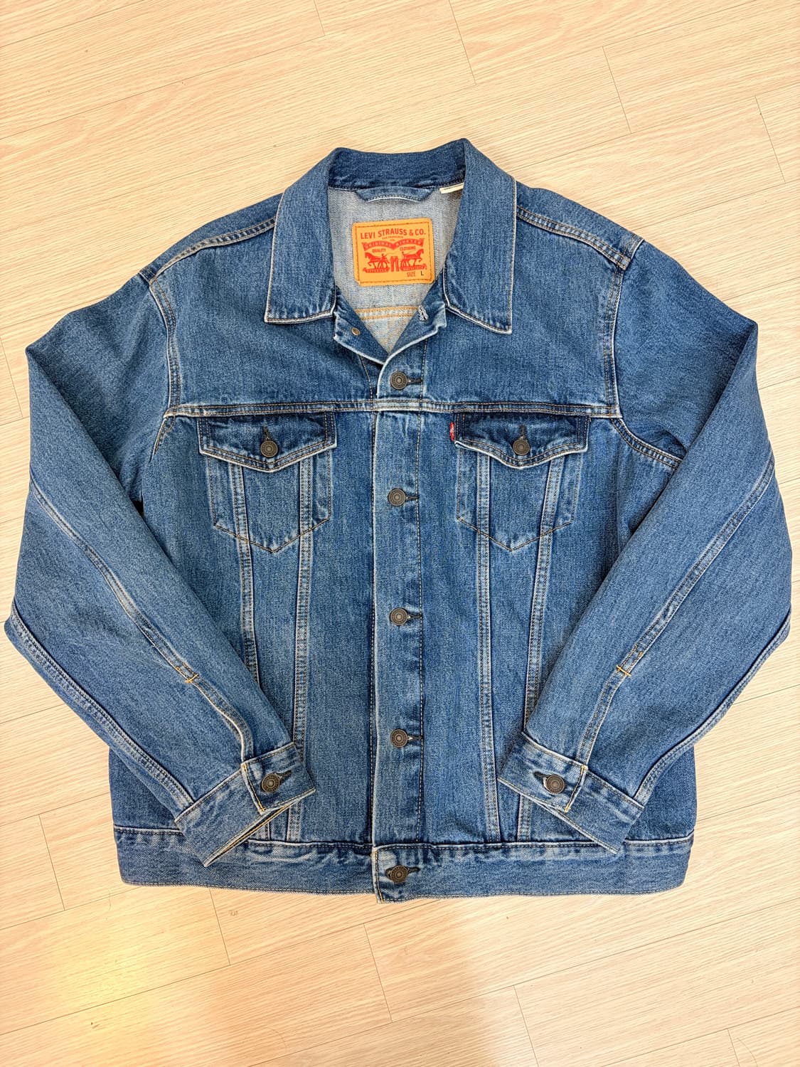 리바이스 트러커 자켓 중청 타입3 L 새상품 상품이미지1