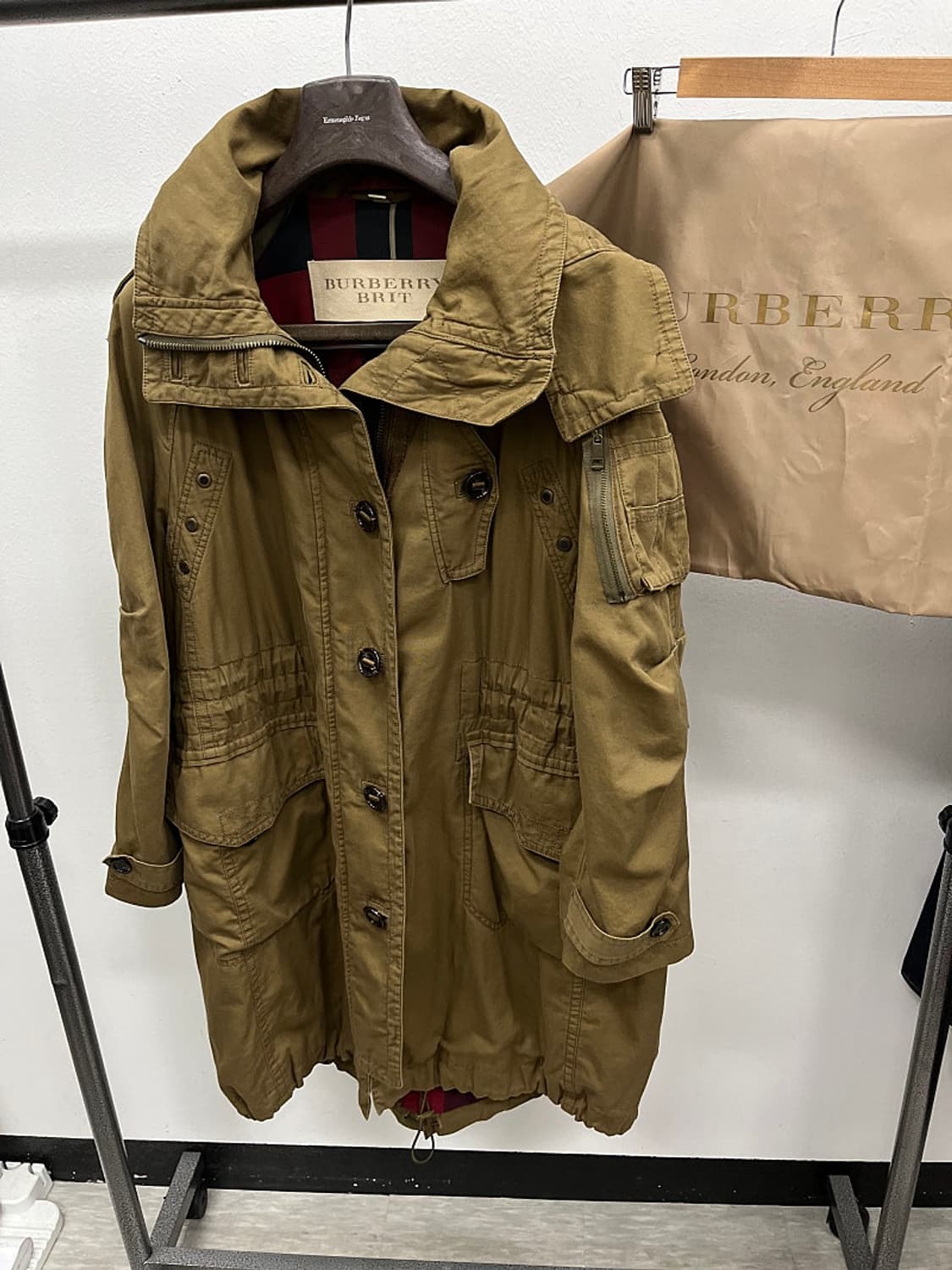 여) 버버리 밀리터리 야상자켓  상품이미지1