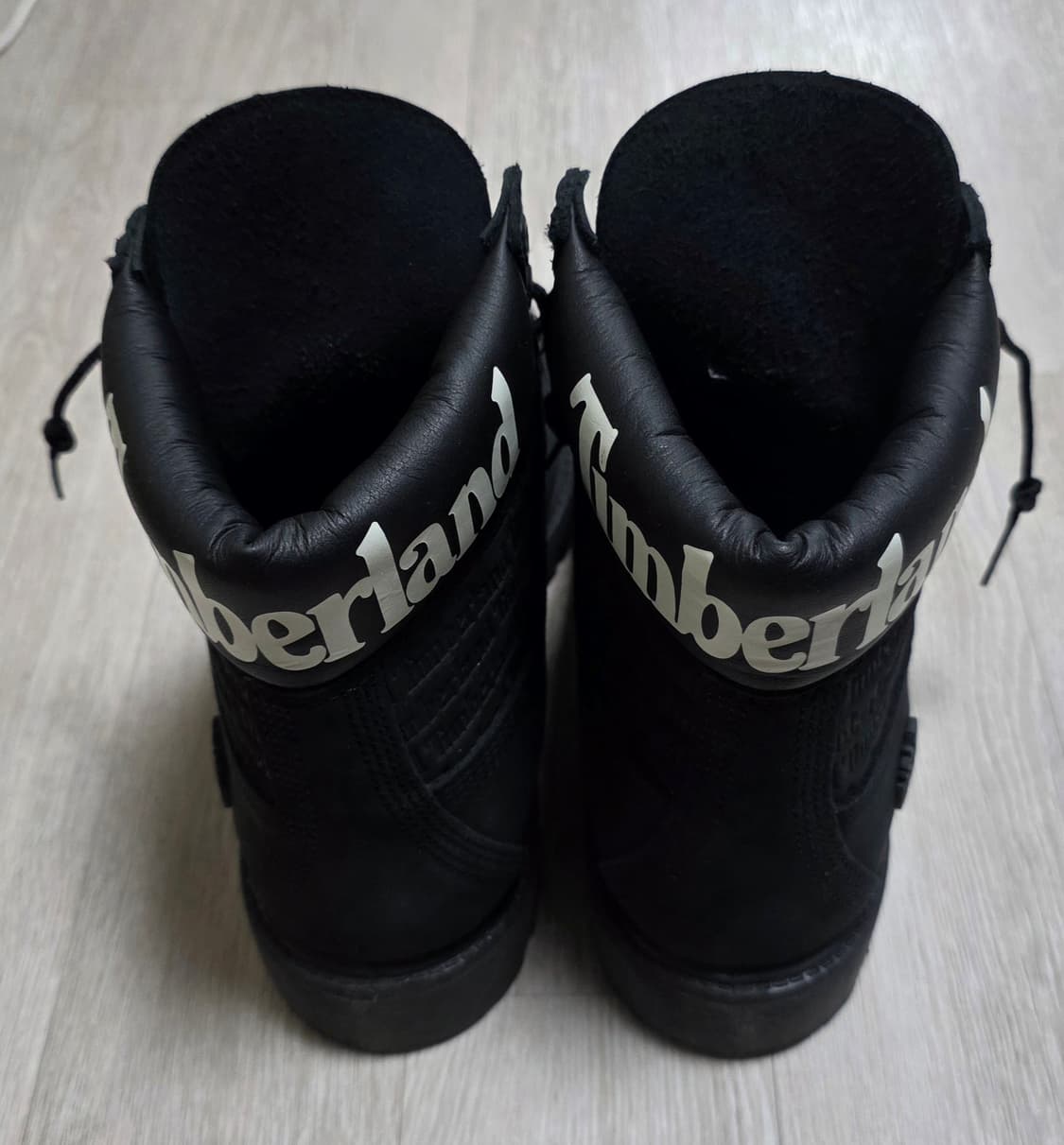[265~270]팀버랜드 6인치 프리미엄 레터링 블랙 부츠 상품이미지4