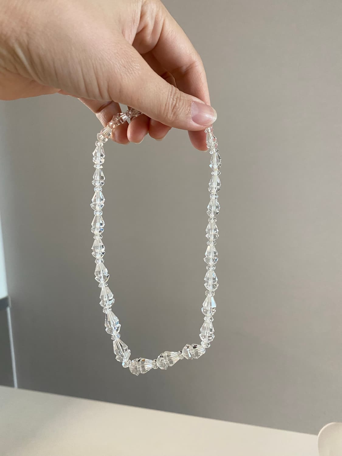 크리스탈 비즈 실버 목걸이 빈티지 주얼리 상품이미지4