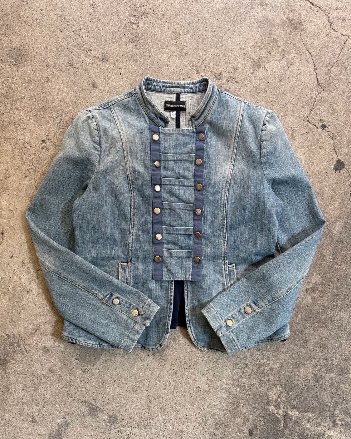 EMPORIO ARMANI Napoleon Denim Jacket 상품이미지7