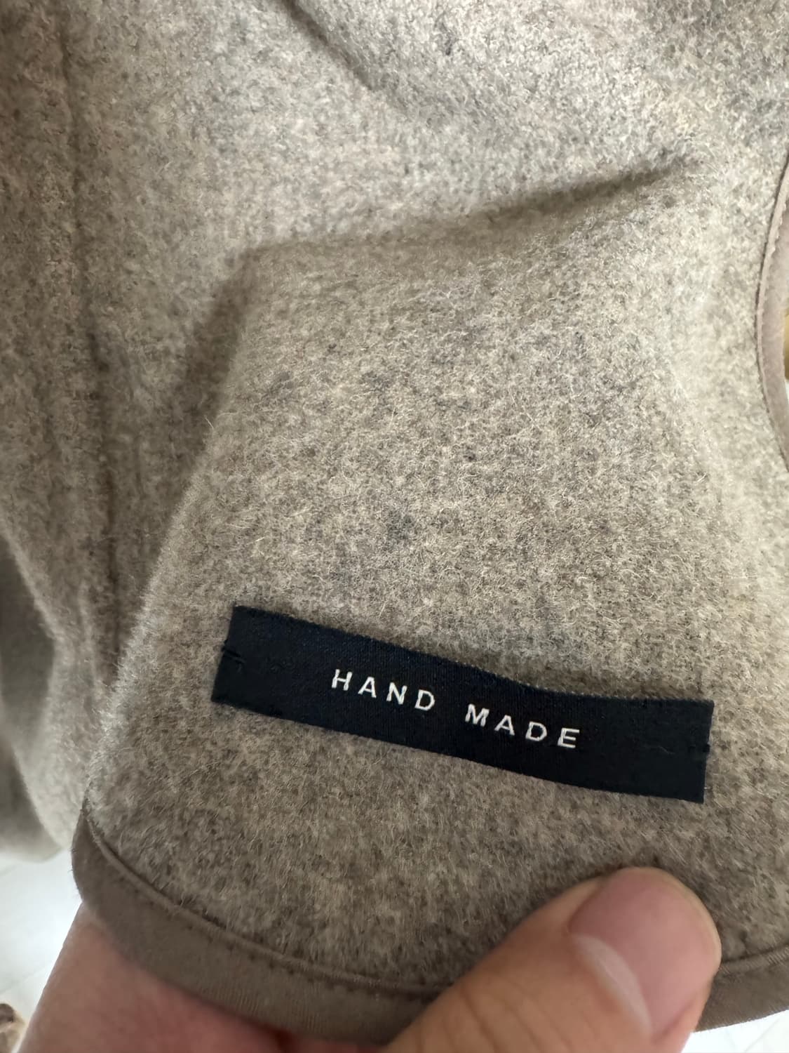 라메레이 핸드메이드 울 코트 상품이미지3