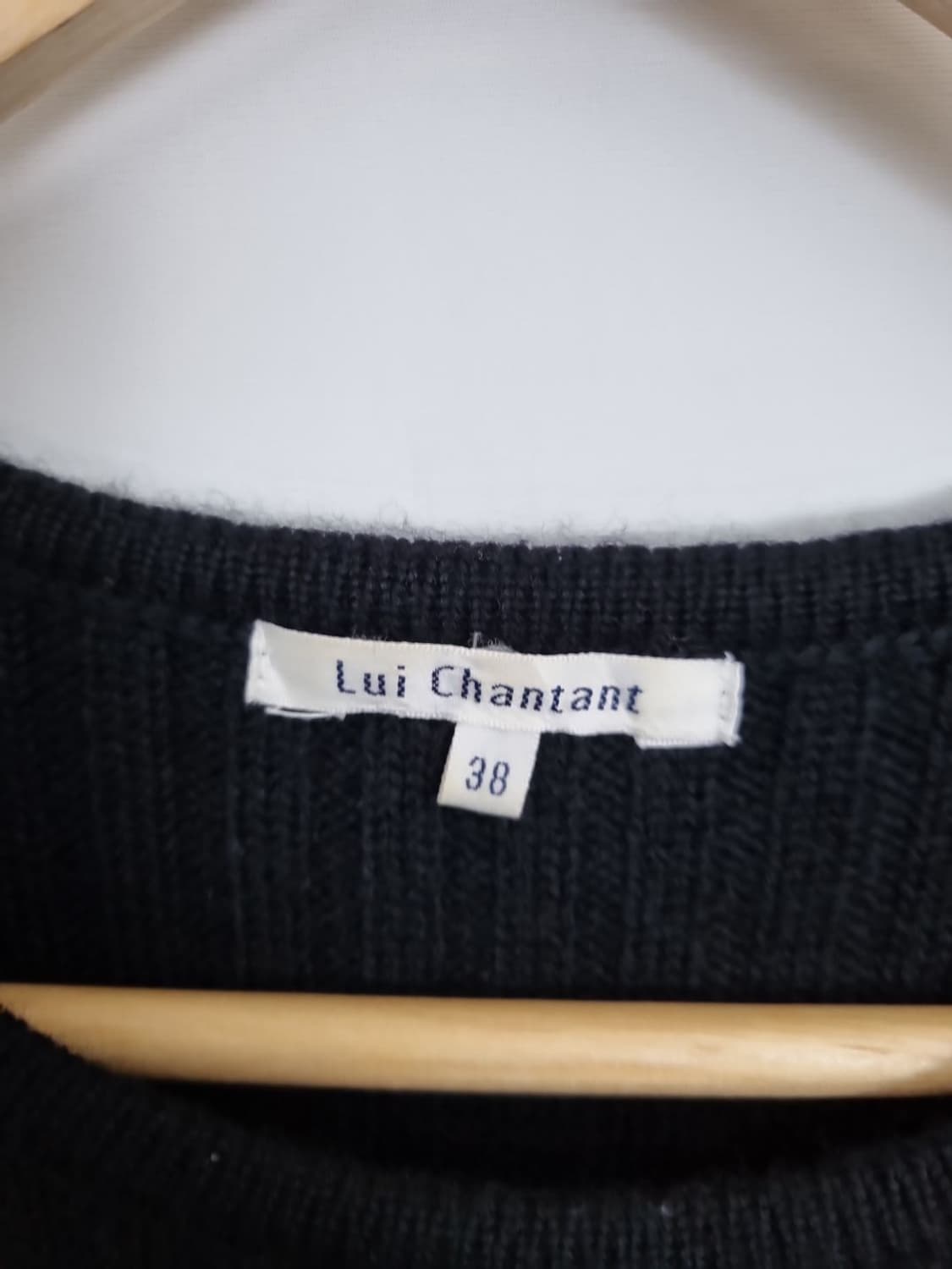 LUI CHANTANT 블랙 니트 원피스  상품이미지5