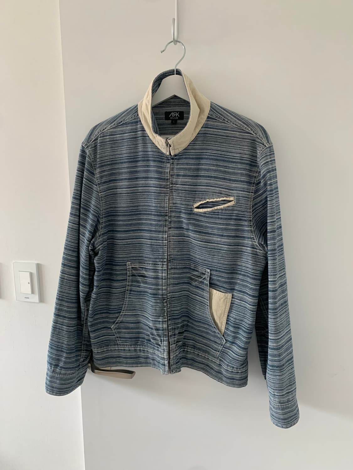 데님 하이넥 점퍼 상품이미지1