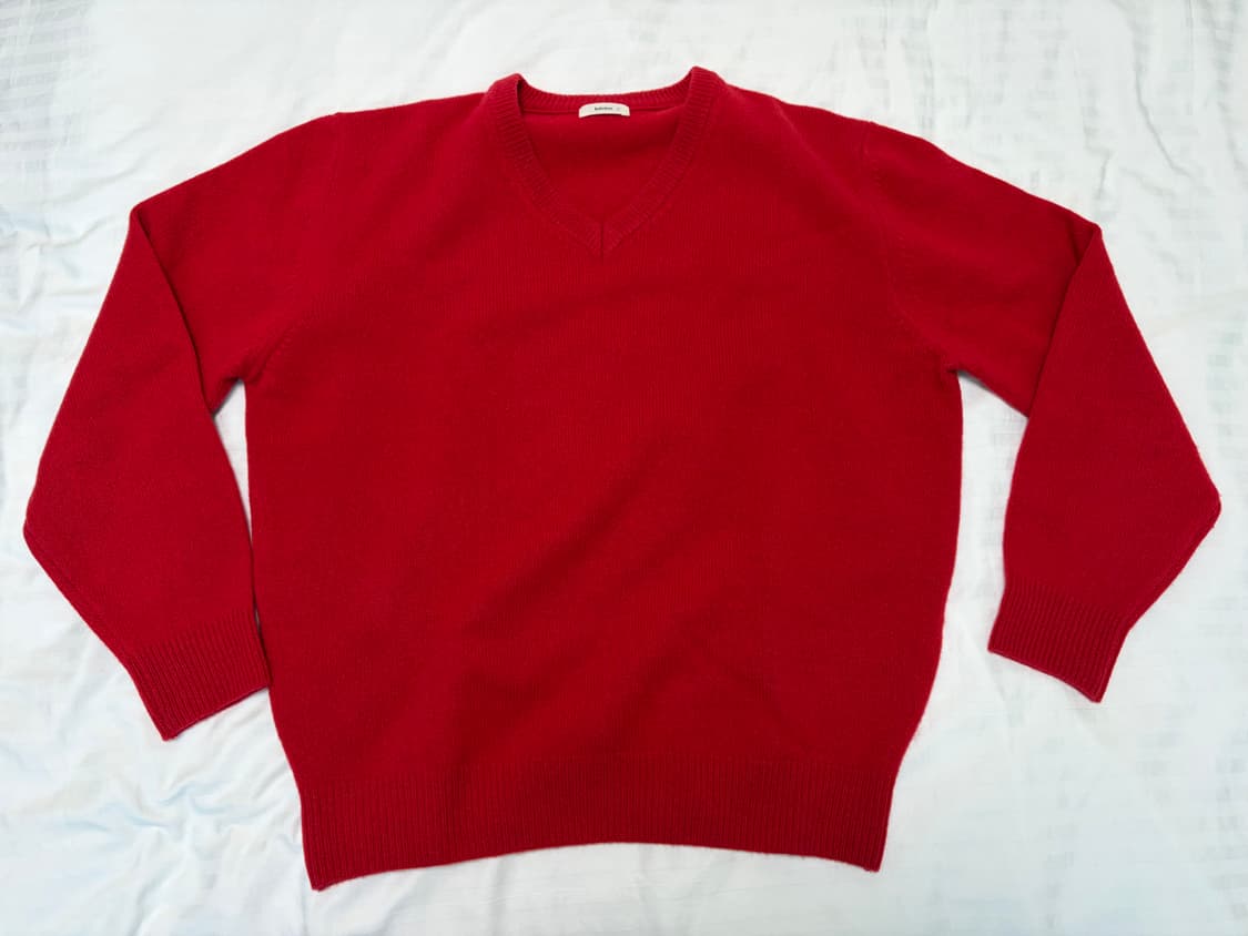 우드비 bobobon 질롱 울 브이넥 니트 상품이미지1