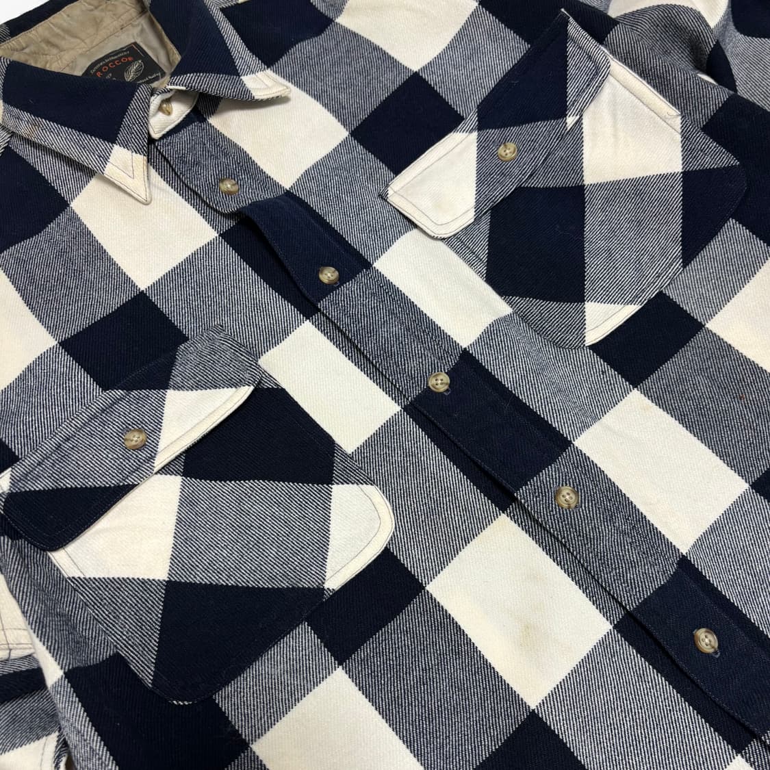 BAROCCO 빅 버팔로 체크 플란넬 셔츠 상품이미지3