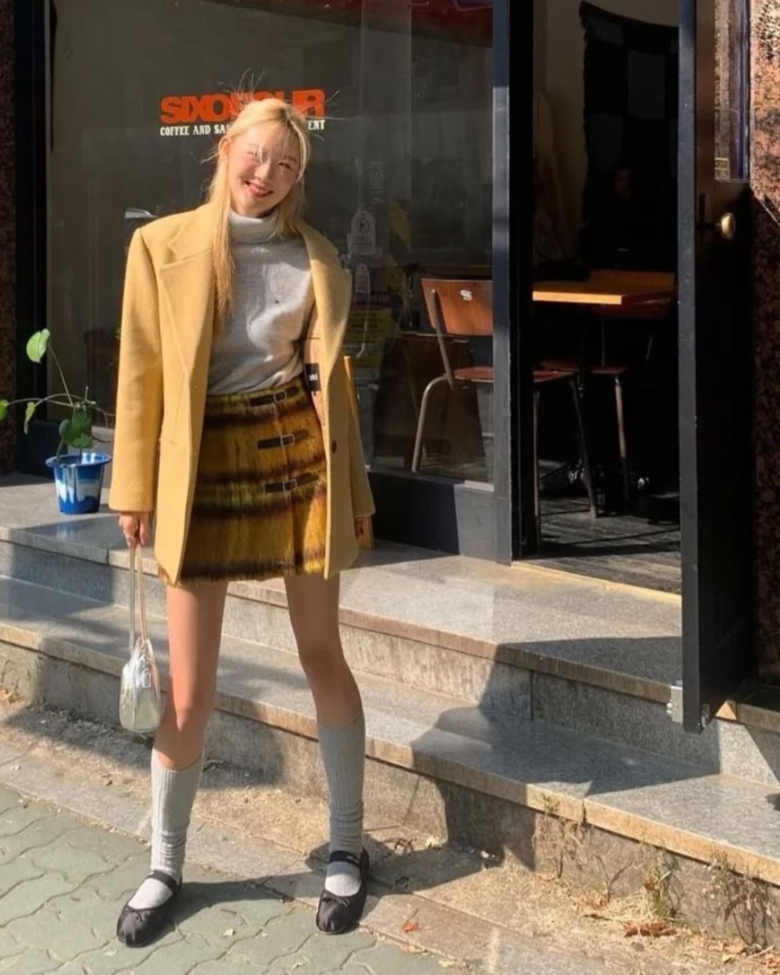 TLC 더러브컴즈 체크 스커트 상품이미지1