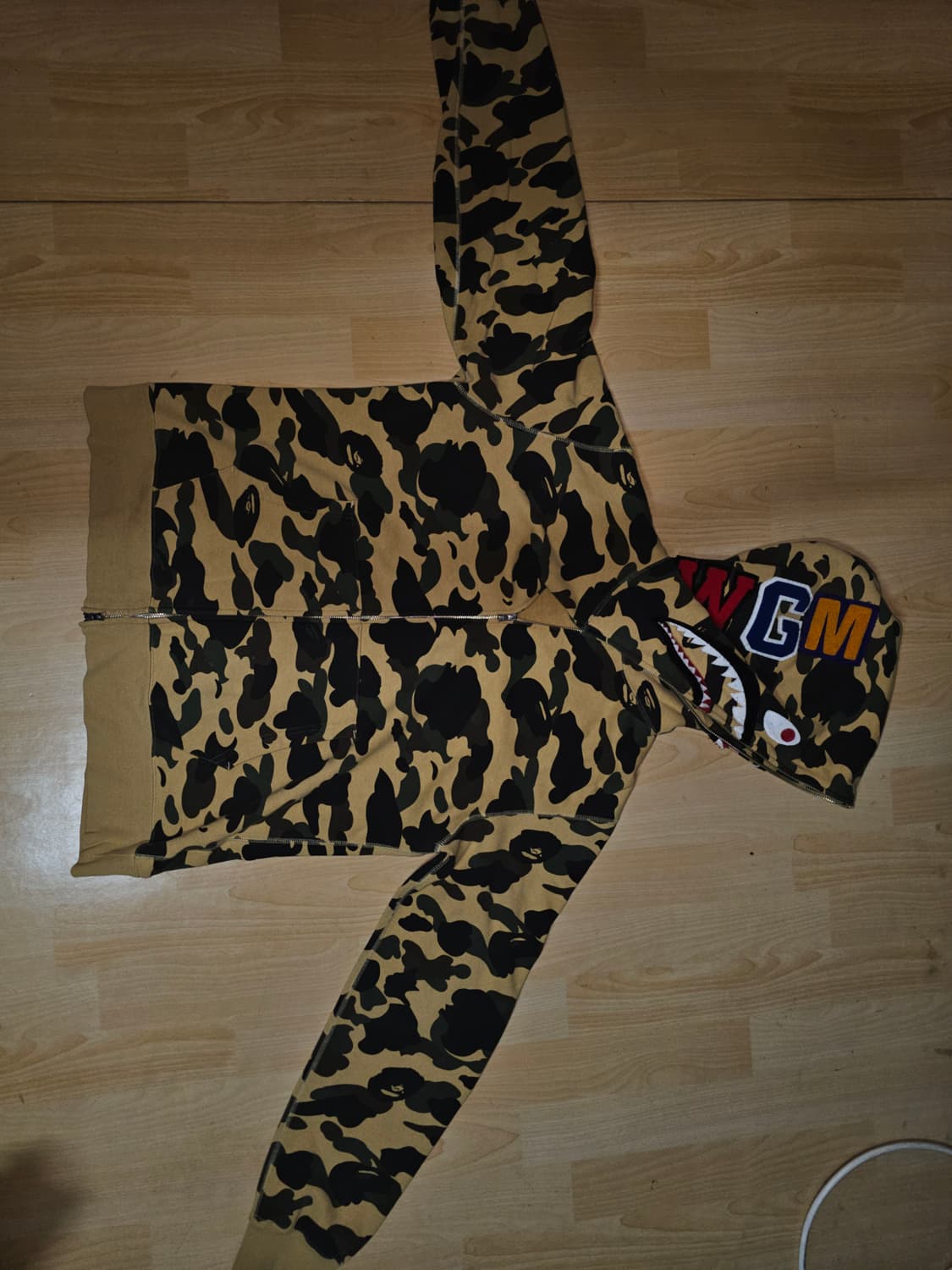 베이프 카모 후드집업 황계 2xl 상품이미지1