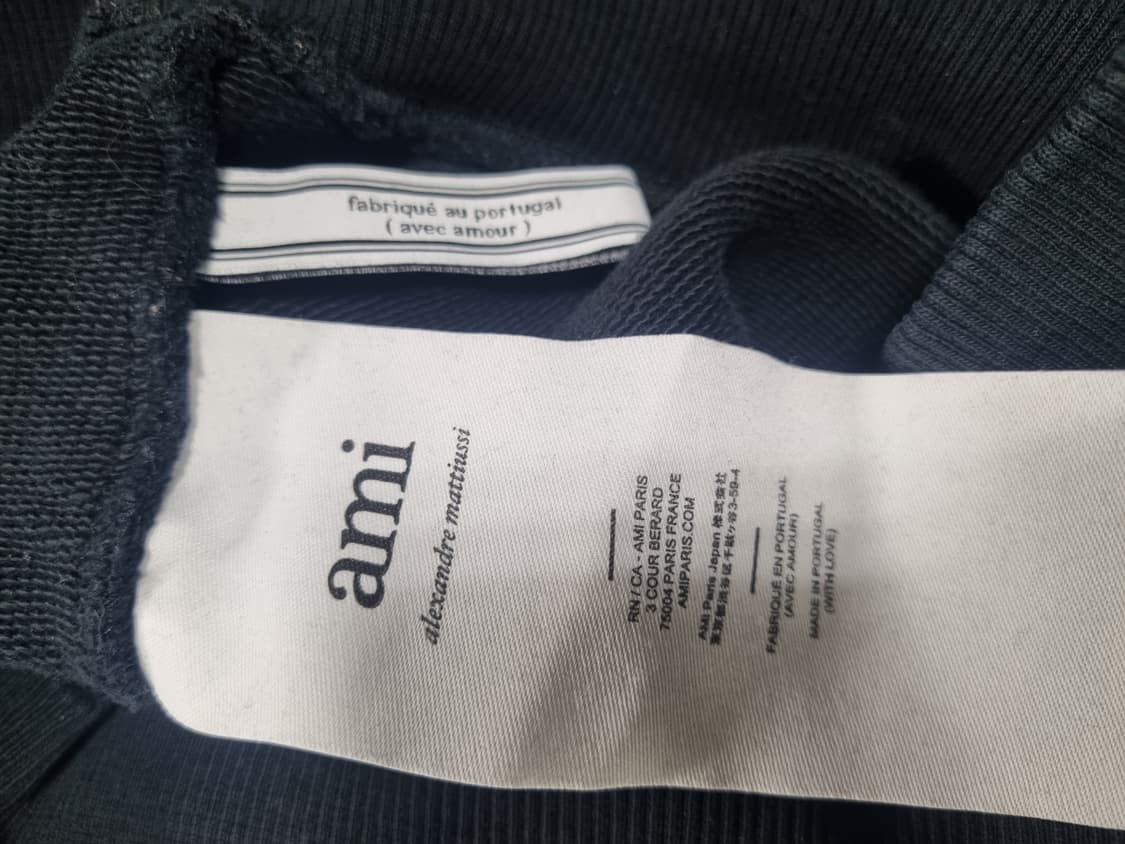 아미 남여공용 빅로그 후드티  상품이미지5