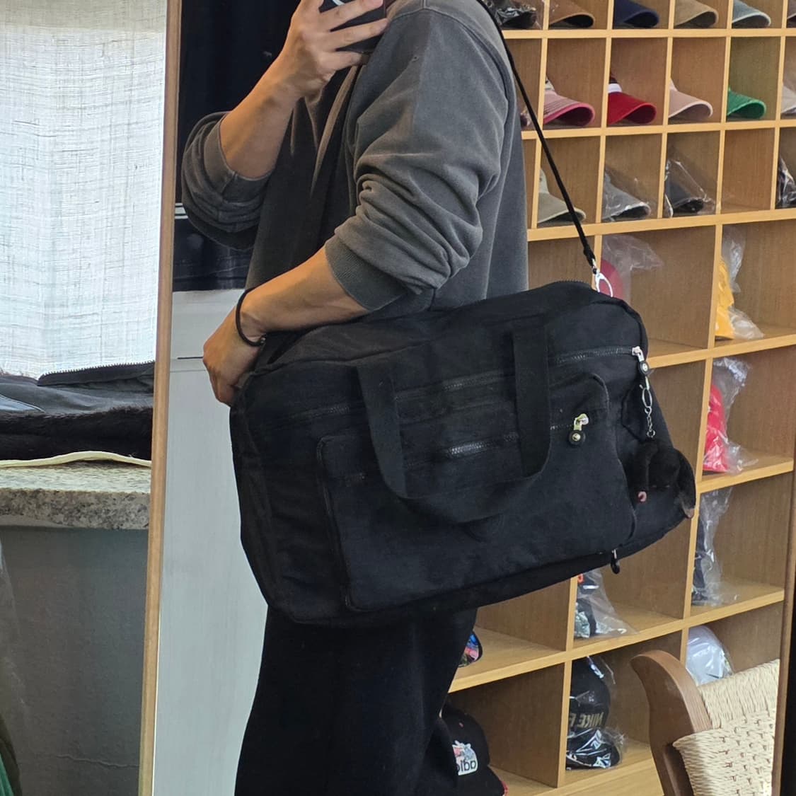 키플링 블랙 토트백 상품이미지2