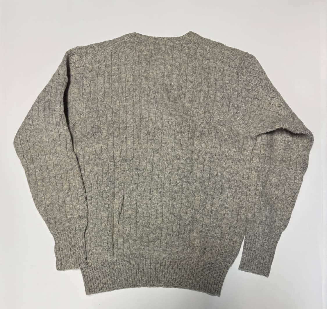 폴로 랄프로렌 램스울 케이블 니트 L 그레이 상품이미지2