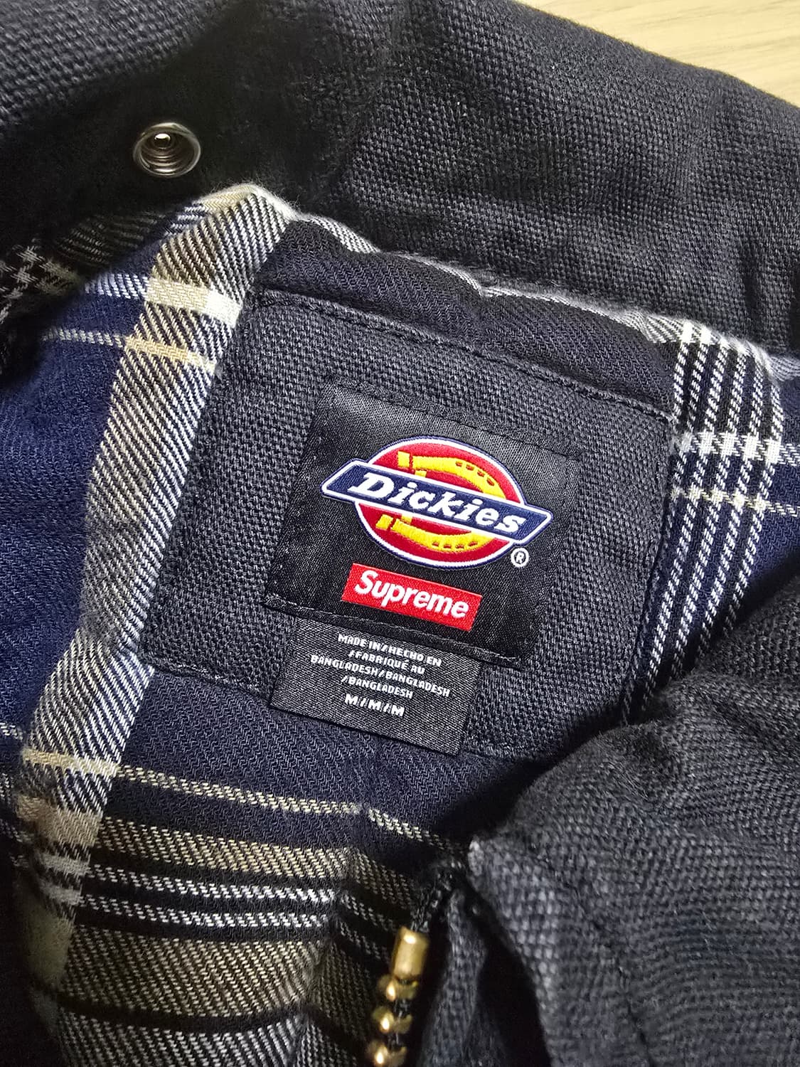 Dickies Supreme 디키즈 슈프림 후드 워크자켓 블랙 M
  상품이미지5
