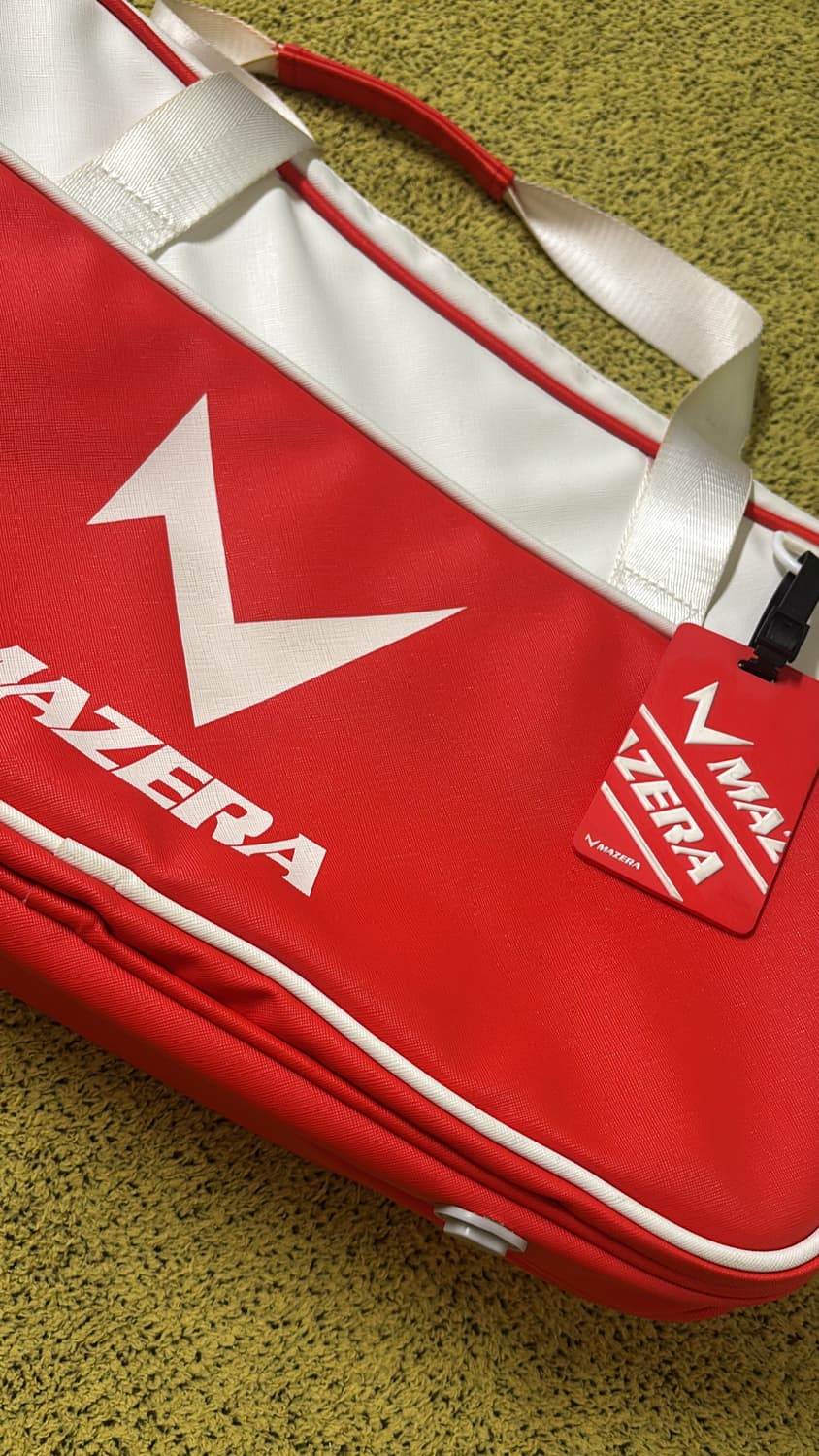 MAZERA 마제라 스포츠 가방 레드/화이트 상품이미지3