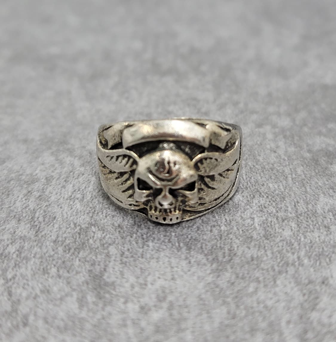 스컬 해골 빈티지반지 상품이미지1