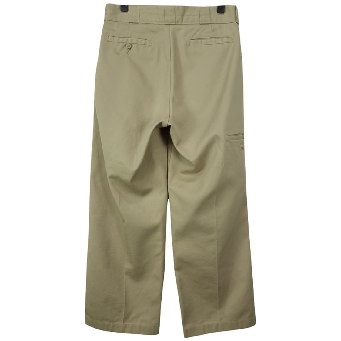 [디키즈] 로고 패치 더블니 와이드 워크 팬츠 베이지 M19834 상품이미지3