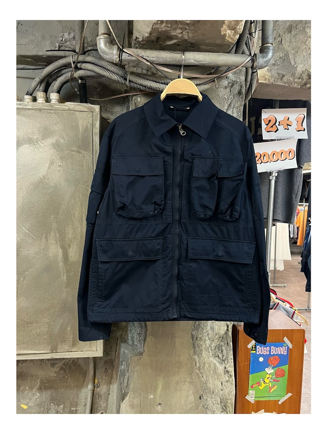 갭 유틸리티 포켓 자켓 네이비 S #csz4062 상품이미지1