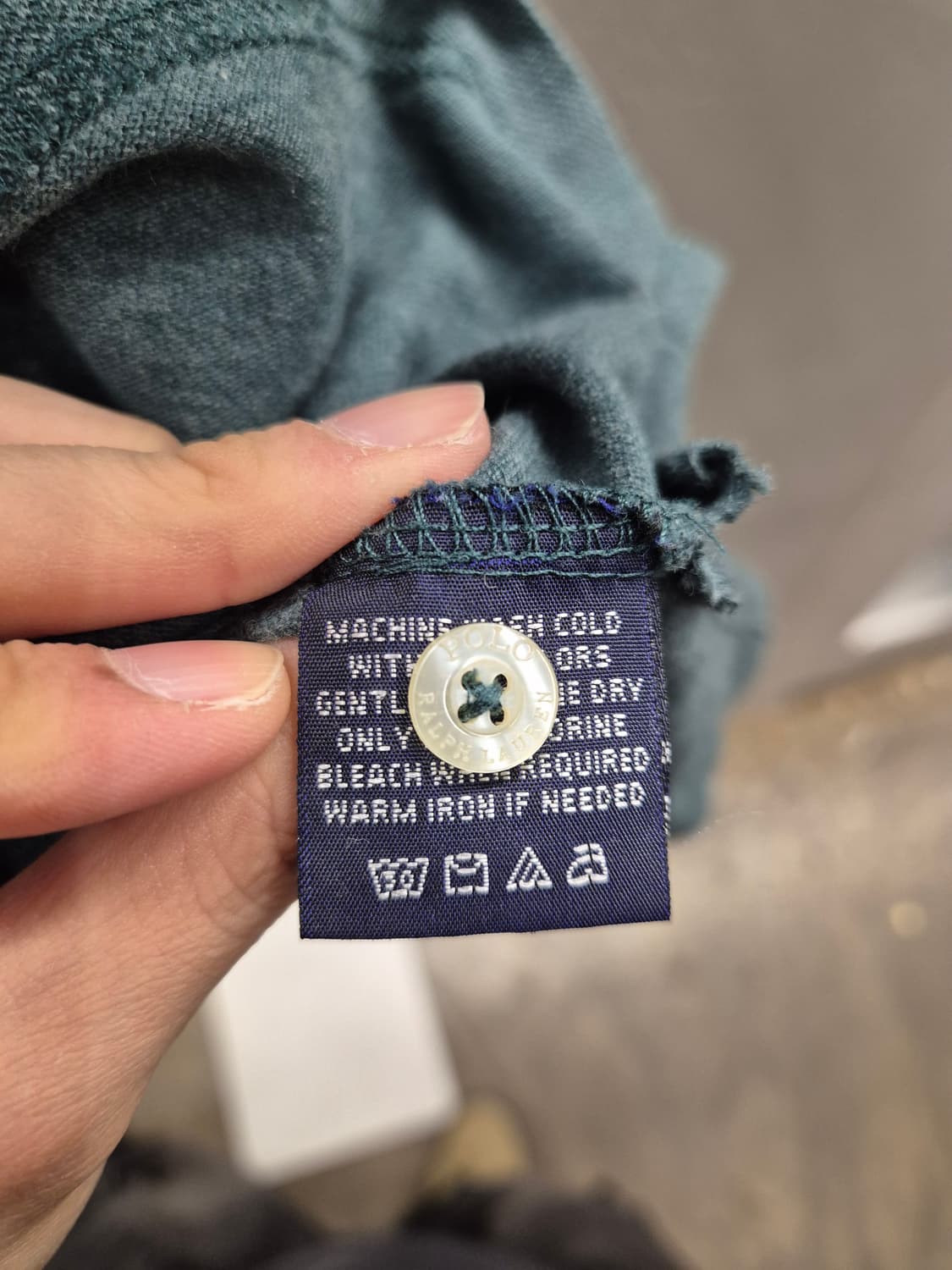 폴로 랄프로렌 피케 반팔 폴로 티셔츠 그린 M 상품이미지6