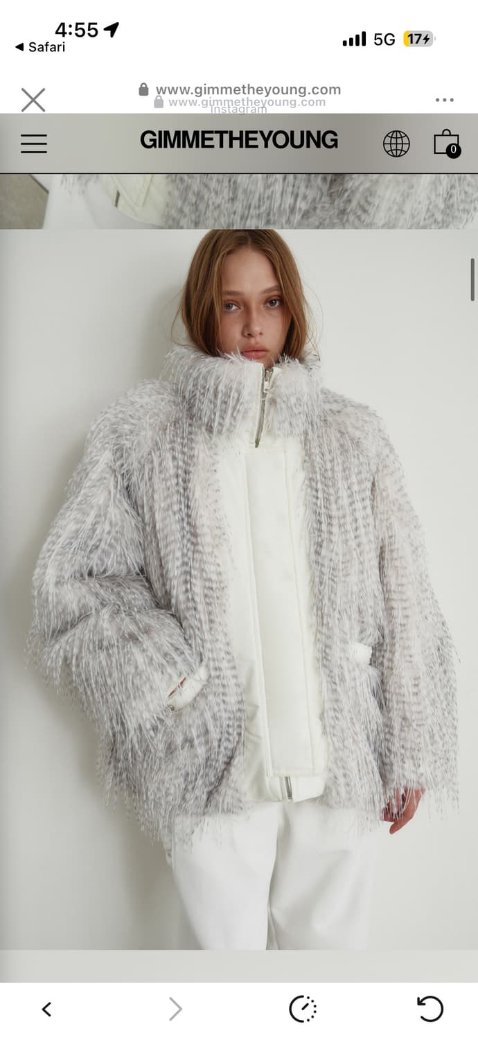  김미더영 퍼 리버시블 점퍼 퍼자켓FUR REVERSIBLE JUMPER 상품이미지3