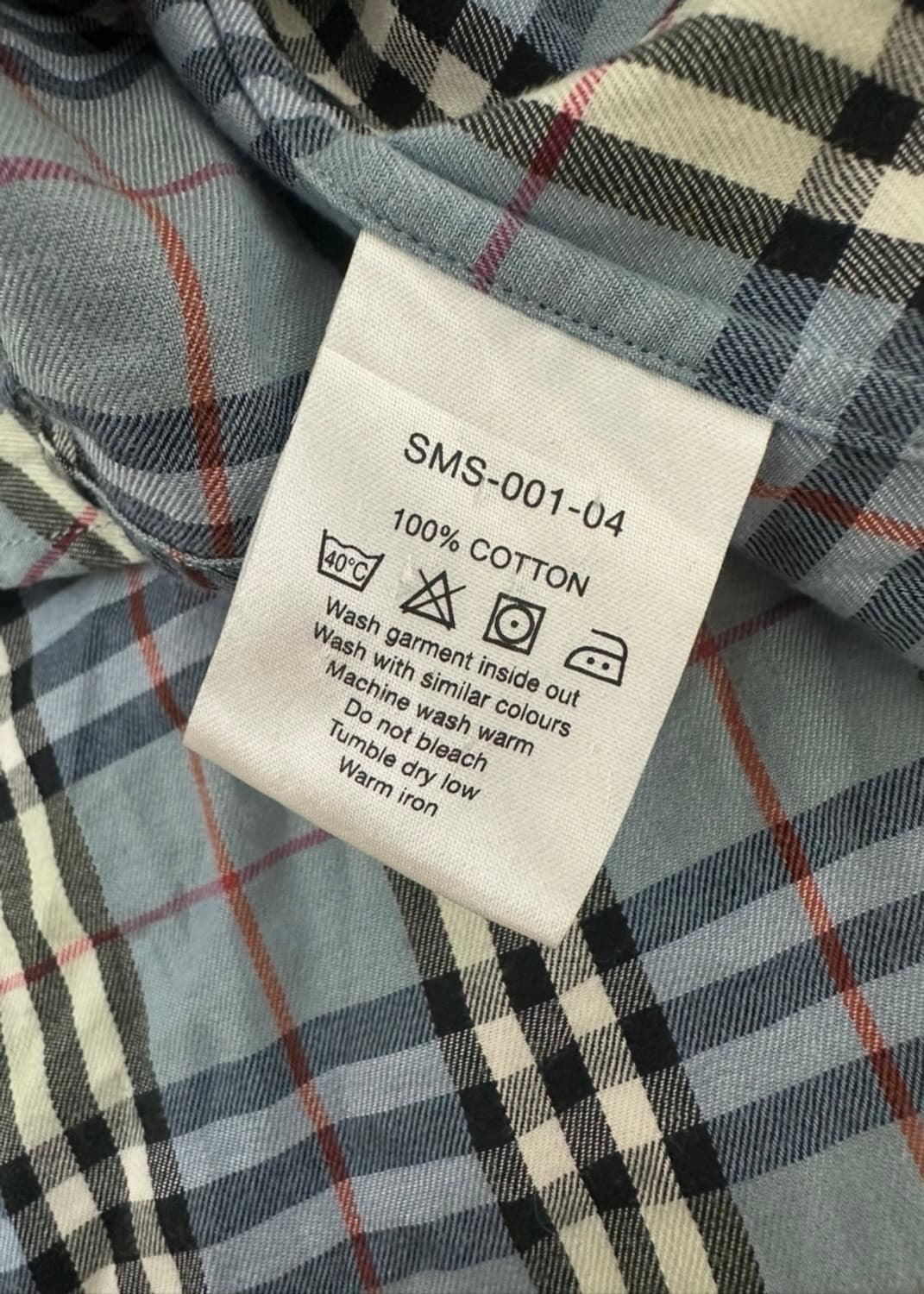 버버리 로고 체크 긴팔 셔츠 상품이미지7