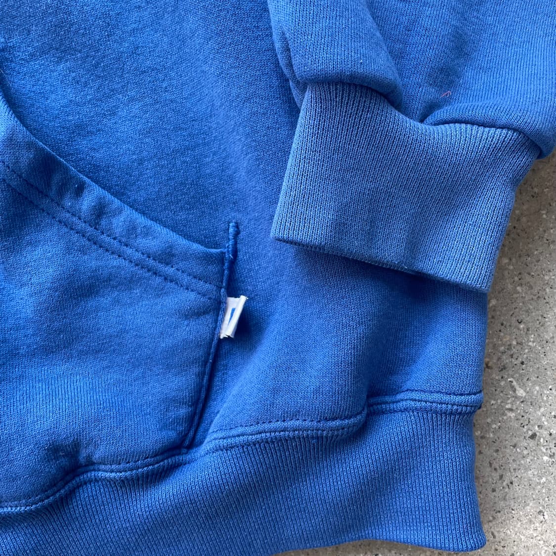 빈티지  러셀 애슬레틱 후드 블루(화이트) made in mexico 상품이미지3