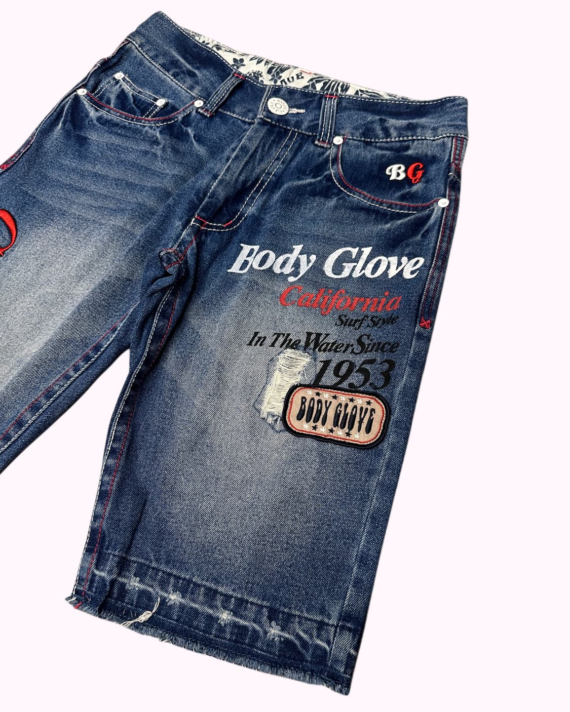 logo surfer denim shorts 상품이미지3