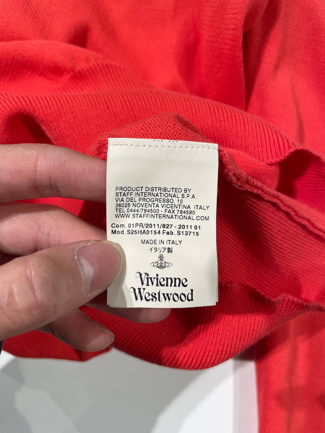 비비안 웨스트우드 맨 플라밍고 orb로고 V넥 니트 상품이미지8