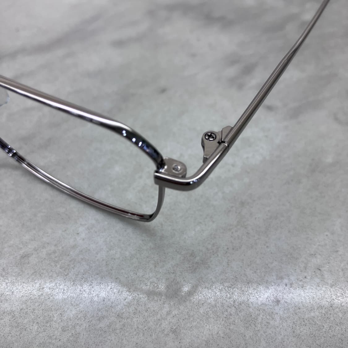 C51 PBL 실버 스퀘어 메탈테 안경 상품이미지2