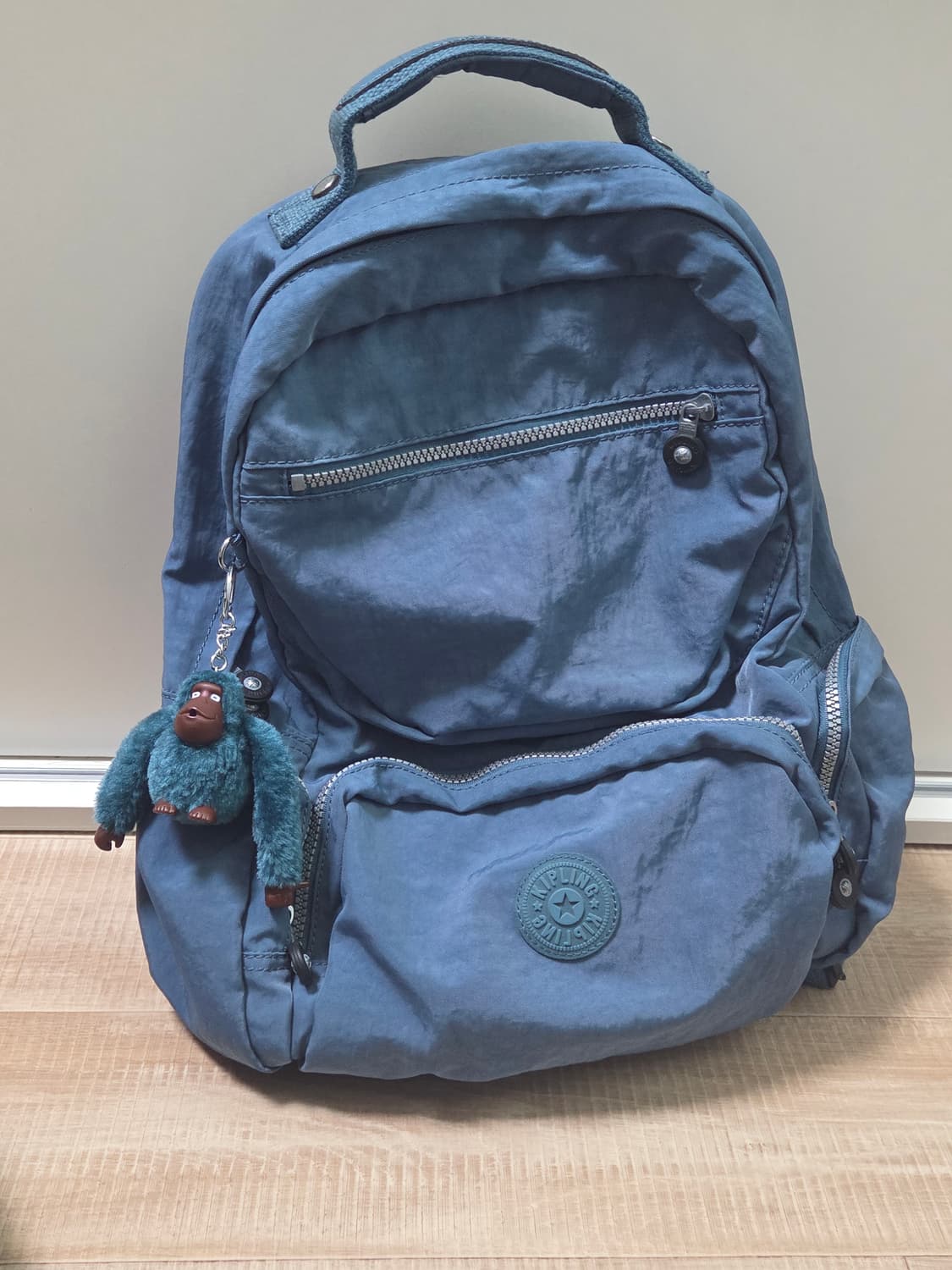 청록 키플링 백팩 키링 포함 하구미 모리 러힙 상품이미지2