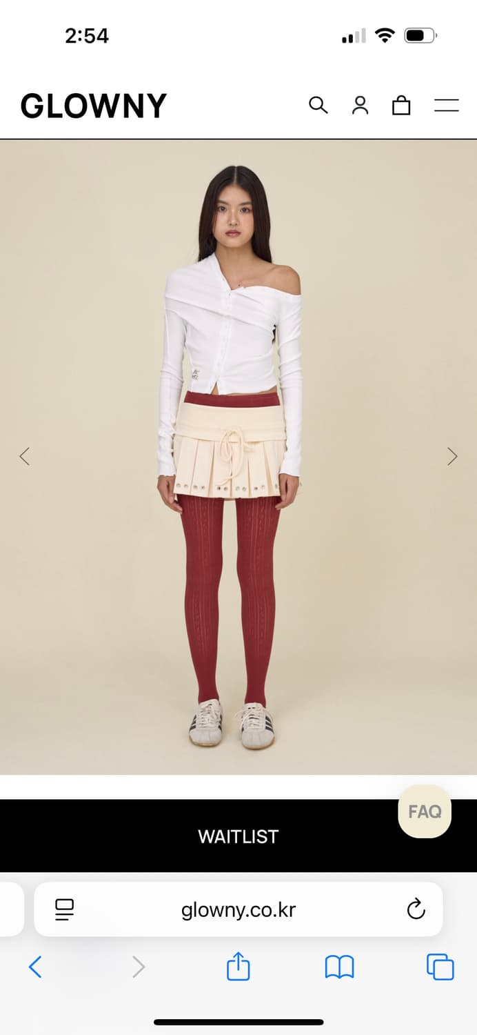 Daze pleated mini skirt GLOWNY 글로니 상품이미지3
