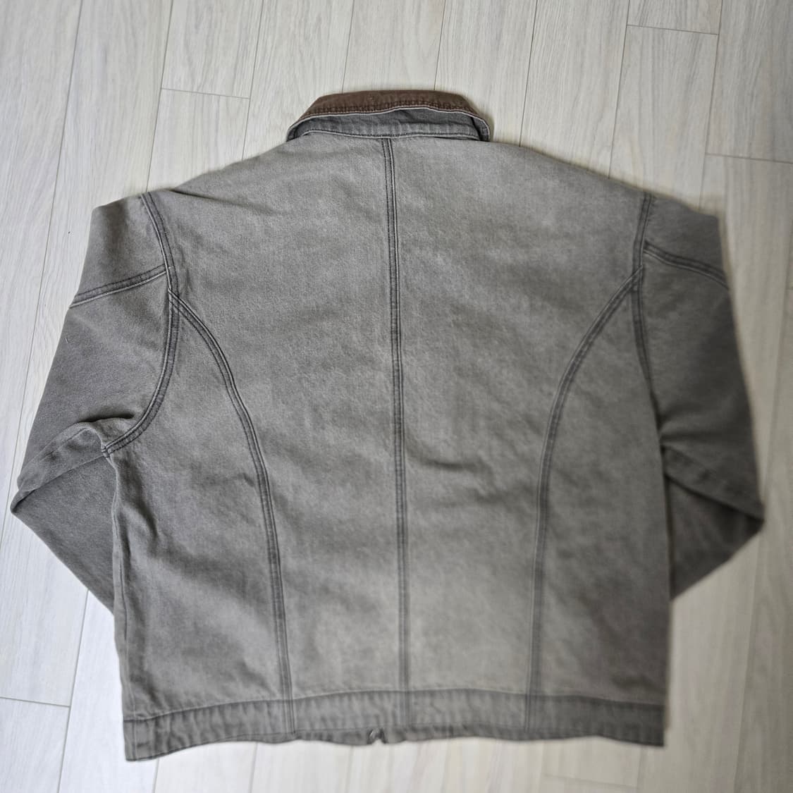 인사일런스 워시드 데님 워크 자켓 M 상품이미지3