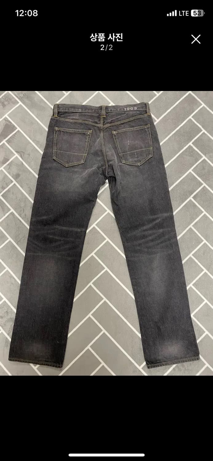 gap patigue jean(size 32 slimfit) 상품이미지2