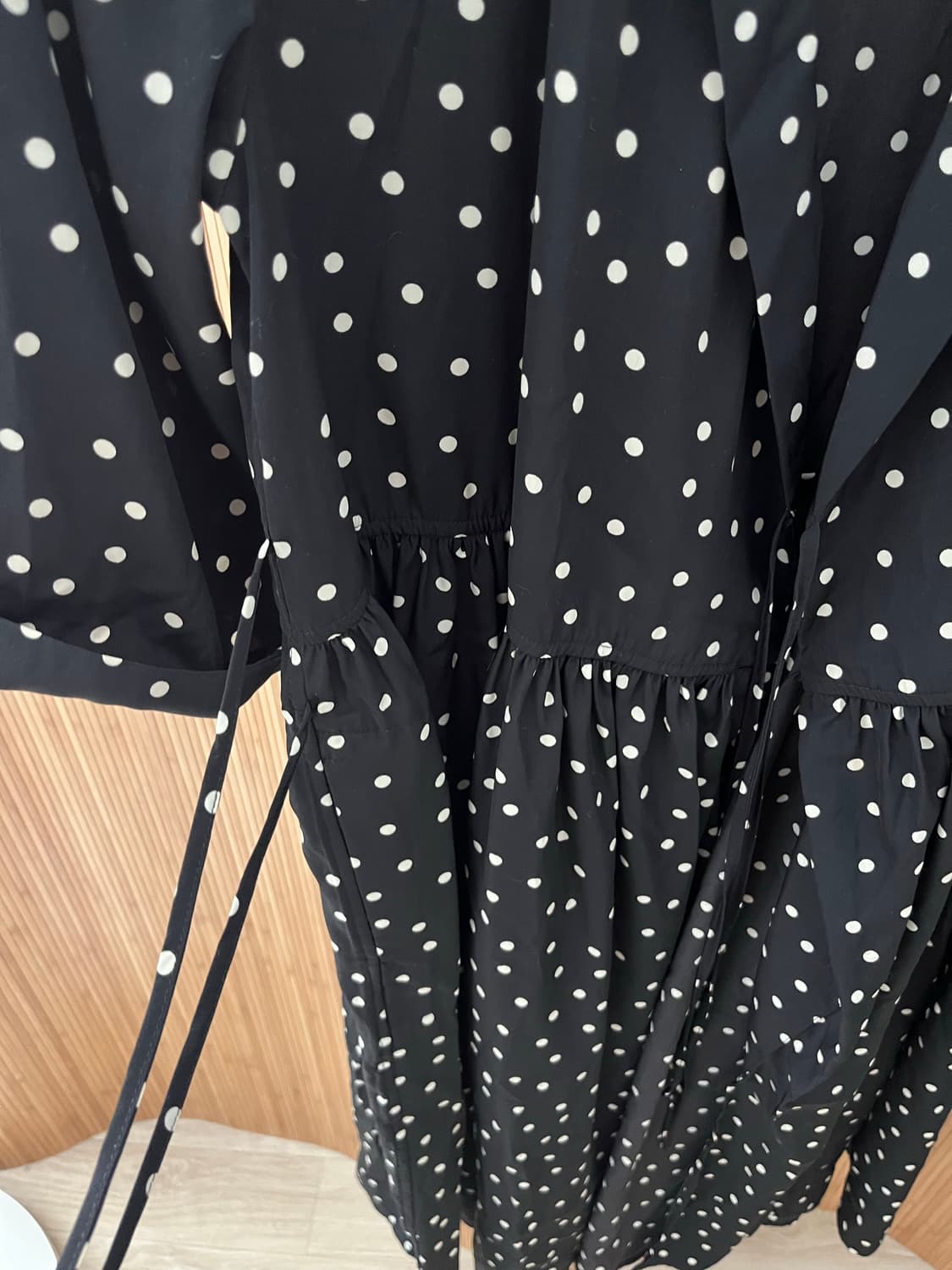 BEAMS BOY 폴카 도트 랩 드레스 상품이미지4