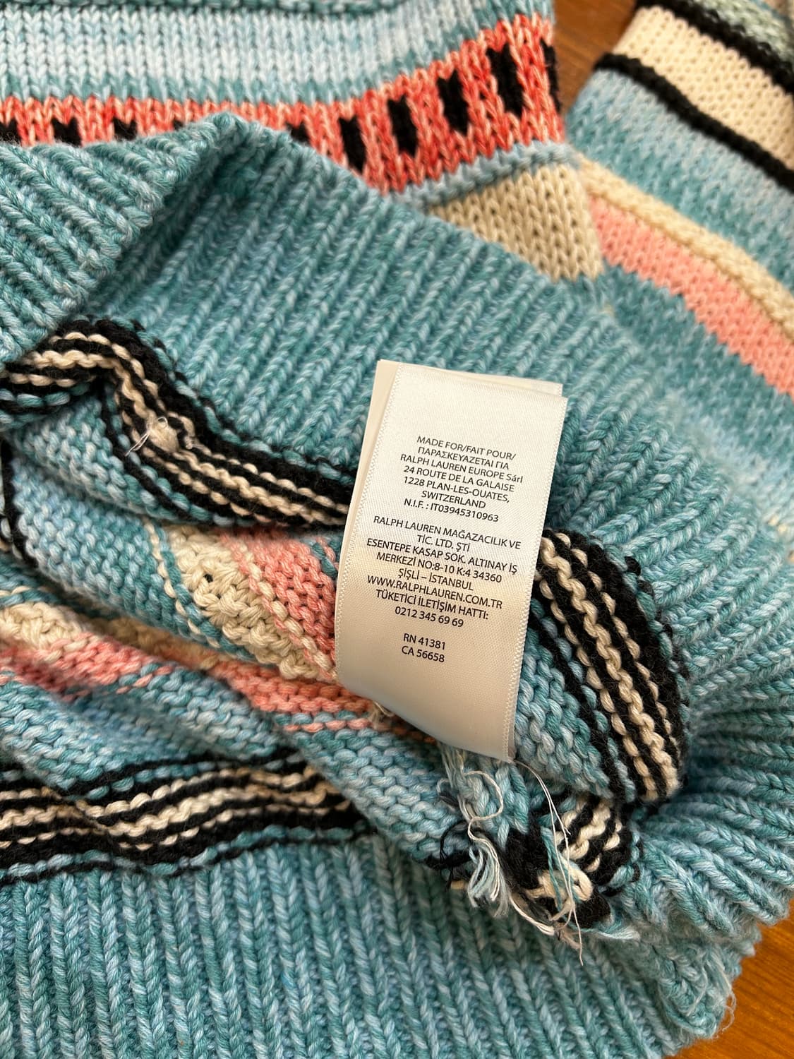 폴로 랄프로렌 패턴 니트 상품이미지8